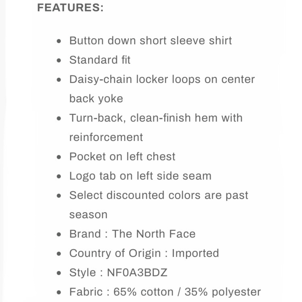 THE NORTH FACE Mens Plaid Short Sleeve Shirt - Picture 3 of 7
